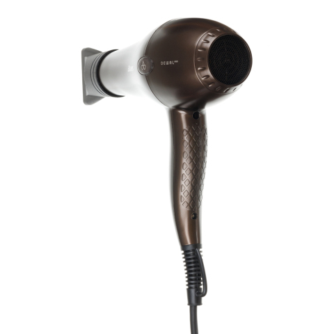 03-8088 Chocolate DEWAL Фен ProBlues, 2600 Вт, 2 насадки