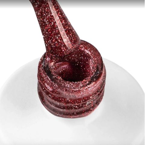 PASHE Гель-лак Feerie светоотражающий №03 - огненное танго, 9 мл.