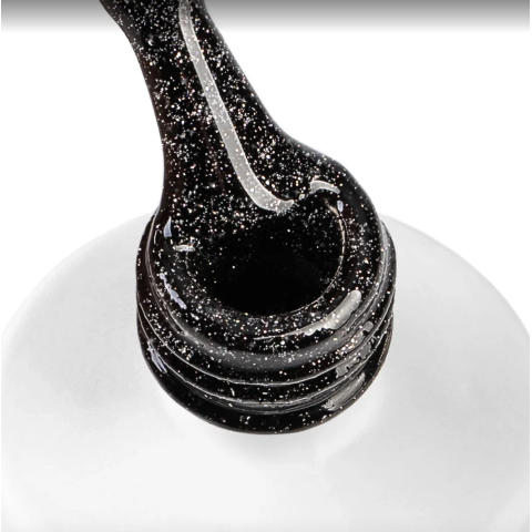 PASHE Гель-лак Feerie светоотражающий №10 - сияющий черный, 9 мл.