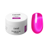 9744 RuNail Моделирующий Витражный УФ Builder Гель, 15 гр.