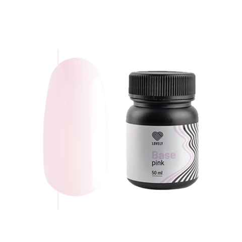 3406 Lovely База камуфлирующая светло-розовая, 50 мл.