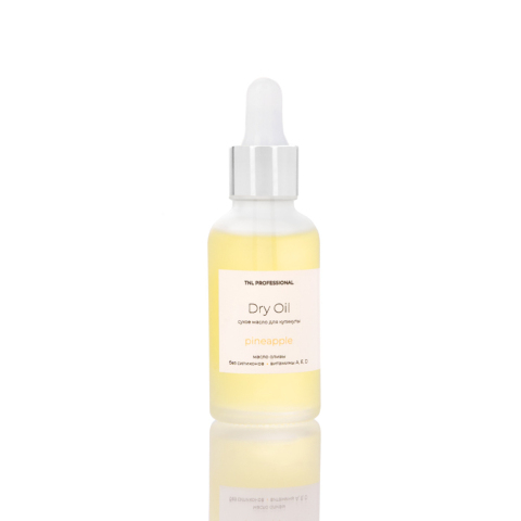 TNL Dry Oil Сухое масло для кутикулы ананас, 15 мл.