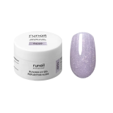 9649 RuNail Моделирующий УФ-гель Builder UV Gel Reflective Nude, 15 гр.