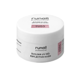 9653 RuNail Моделирующий УФ-гель Builder UV Gel Reflective Nude, 15 гр.