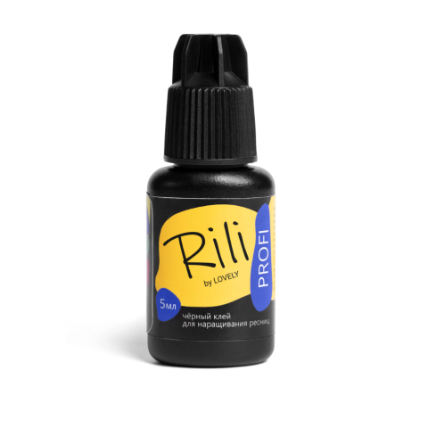 Rili Черный клей для ресниц Profi, 5 мл.