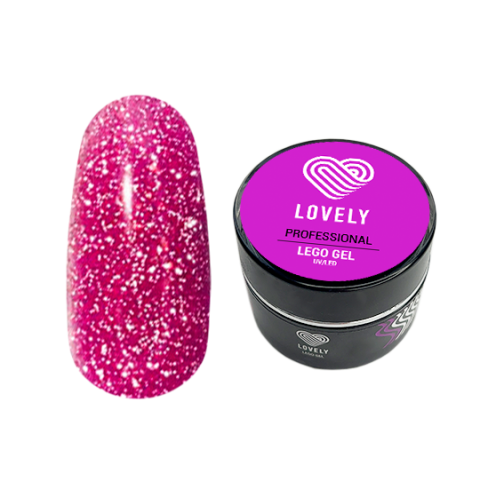 5899 Lovely Lego Гель для наращивания и укрепления Lurex №04, 15 гр.