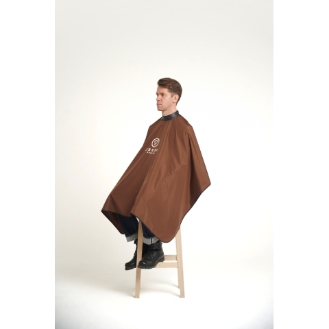 RB041 Пеньюар с неопреновым воротником Prestige Brown