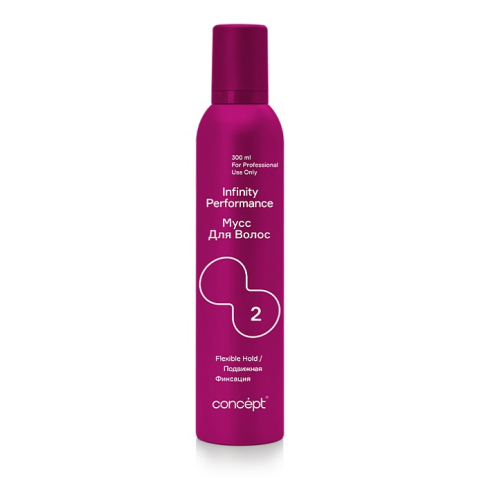 КОНЦЕПТ INFINITY Мусс для укладки волос подвижной фиксации (2), 300 мл.
