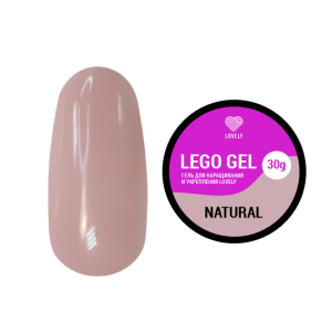 Lovely Lego Гель для наращивания и укрепления Natural, 30 гр.