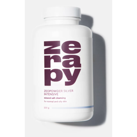 ZEOпудра Серебряная интенсив для умывания и гигиены норм. и жирной кожи лица, 200 гр.