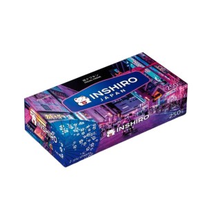 INSHIRO Салфетки белые 2-х слойные в коробке, 250 шт.