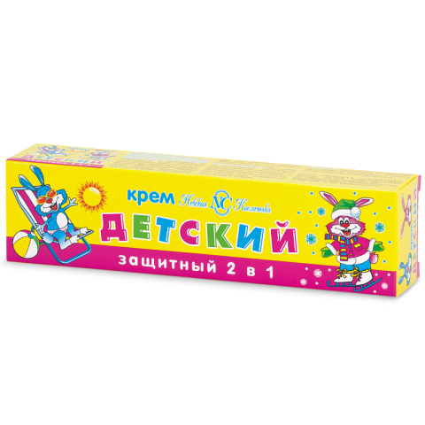 Крем для тела Детский Защитный 2в1 от ветра и непогоды, 40 мл.