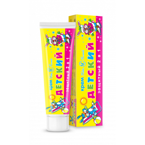 Крем для тела Детский Защитный 2в1 от ветра и непогоды, 40 мл.