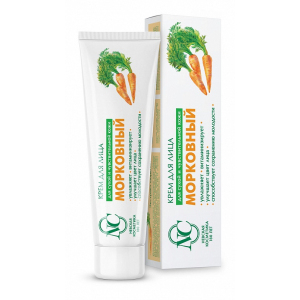 Крем для лица Морковный Увлажняющий для сухой и чувствительной кожи, 40 мл.