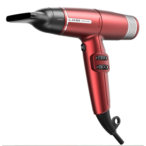 Фен GA.MA IQ LITE MAX красный 1700 Вт 85 000 об/мин 2 насадки