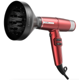 Фен GA.MA IQ LITE MAX красный 1700 Вт 85 000 об/мин 2 насадки