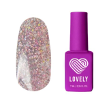 PE03 Lovely База светоотражающая с хлопьями Peony, 7 мл.