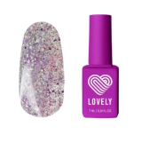 PE04 Lovely База светоотражающая с хлопьями Peony, 7 мл.