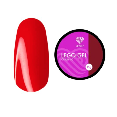 Lovely Lego 02 Гель для наращивания и укрепления Chilly, 15 гр.