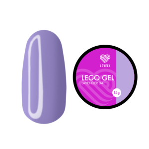 Lovely Lego Гель для наращивания и укрепления 04 Lavender, 15 гр.