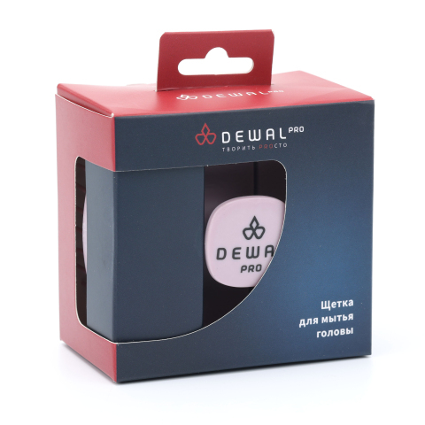BRZ8813 DEWAL Щетка для мытья головы, лавандовая