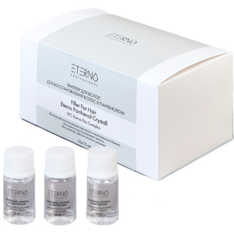 1 шт. ETERNO Ампулы для восстановления блеска волос, 1*10 мл.