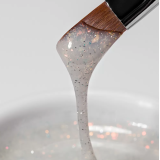 9870 RuNail Моделирующий светоотражающий УФ Builder гель MILK DIAMOND, 15 гр. 