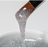 9871 RuNail Моделирующий светоотражающий УФ Builder гель MILK DIAMOND, 15 гр.