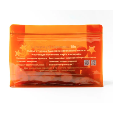 BioME Коллаген Мармелад для красоты волос, упругой кожи и здоровых суставов, 650 гр.