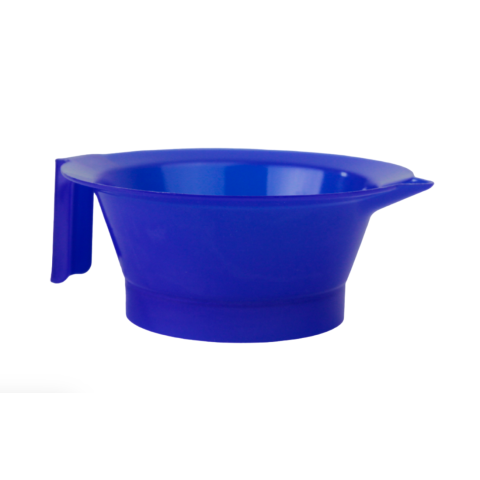 HS42760 Чаша для красителя пластиковая с носиком ультрамарин, 250 мл.