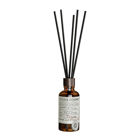 Диффузор ароматический Чабрец, китайская мята и зеленый лист, 45 мл.