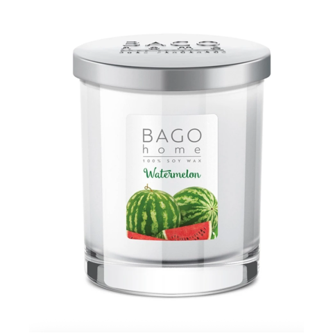 Свеча ароматическая Арбуз в стекле, 132 гр.