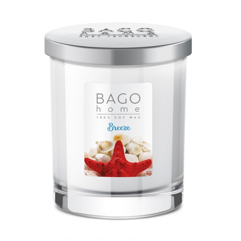 Свеча ароматическая Бриз в стекле, 132 гр.