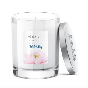 Свеча ароматическая Водяная лилия в стекле, 132 гр.