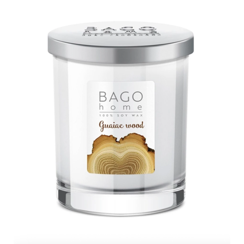 Свеча ароматическая Гваяковое дерево в стекле, 132 гр.