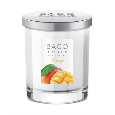 Свеча ароматическая Манго в стекле, 132 гр.