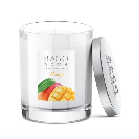 Свеча ароматическая Манго в стекле, 132 гр.