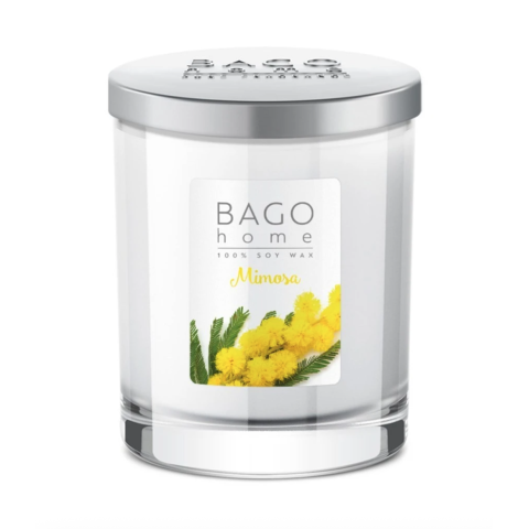 Свеча ароматическая Мимоза в стекле, 132 гр.