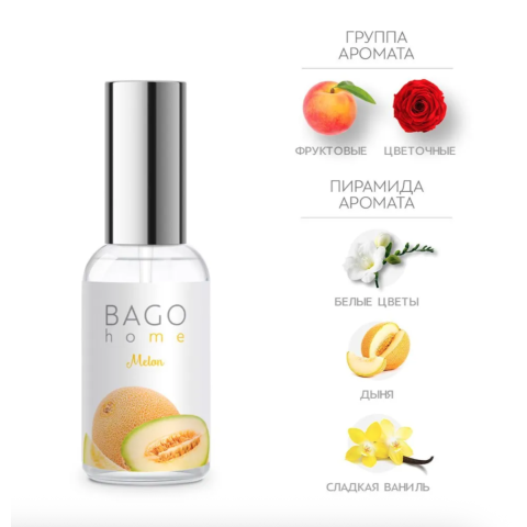 Спрей ароматический Дыня, 30 мл.