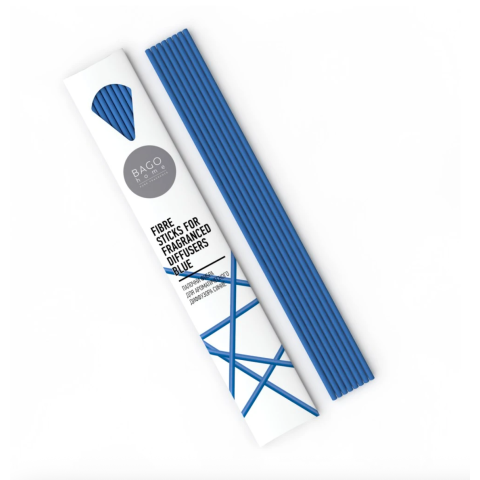 Палочки для ароматического диффузора синие Фибра, 23 см.