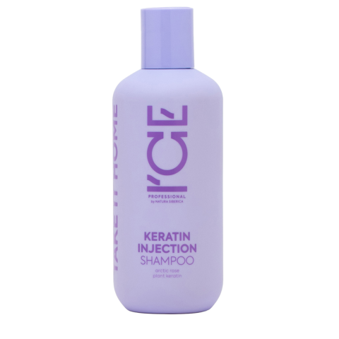 ICE Home Кератиновый шампунь для поврежденных волос, 250 мл.