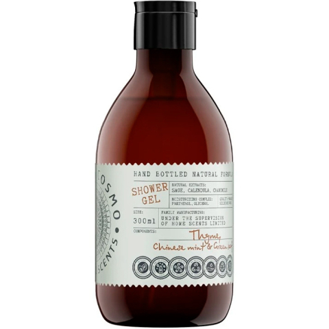 Гель для душа Чабрец китайская мята и зеленый лист, 300 мл.