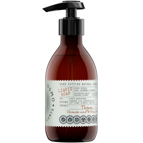 Жидкое мыло Чабрец китайская мята и зеленый лист, 300 мл.