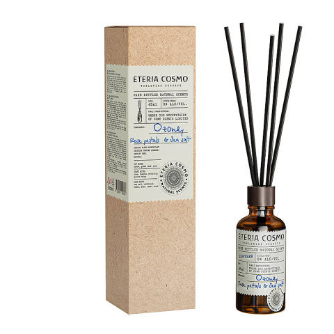 Диффузор ароматический Озон роза и морская соль, 45 мл.