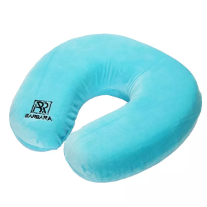 Подушка с эффектом памяти голубая