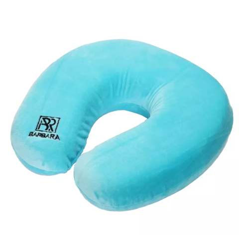 Подушка с эффектом памяти голубая