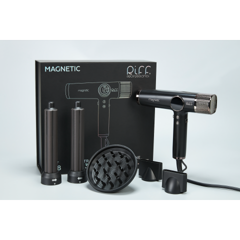 RIFF 008 Фен для волос Magnetic, с 5 насадками, 2200 Вт