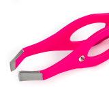 МЕТЦГЕР PT-213(2)-DР Пинцет прямой темно-розовый со стразами