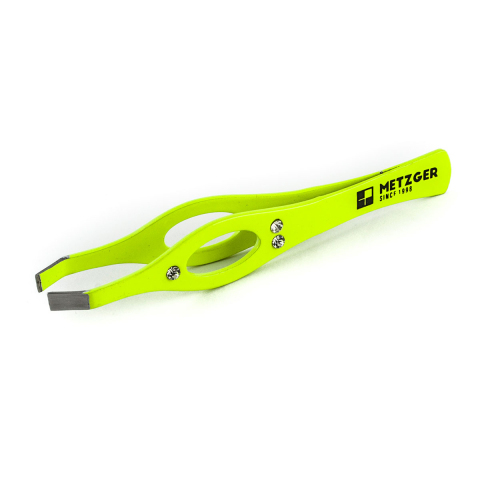 МЕТЦГЕР PT-213(2)-FL Пинцет прямой флоран со стразами