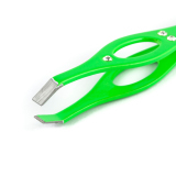 МЕТЦГЕР PT-213(2)-GN Пинцет прямой зеленый со стразами